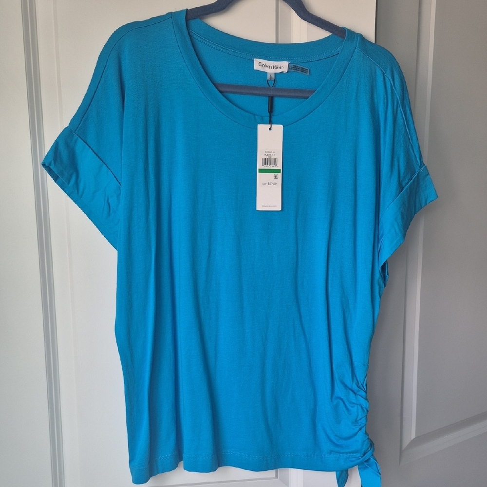 Calvin Klein Turquoise Short Sleeve Tee